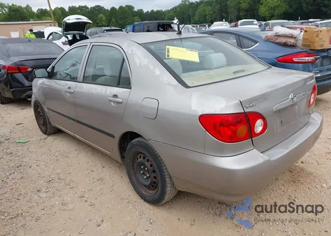 2003 Toyota Corolla Ce из США, поврежденный, VIN 1NXBR32E43Z124533
